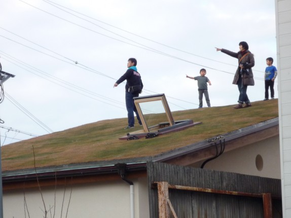 第2回草屋根の完成見学会ようす